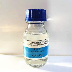 Polyether Amine T403 CAS 39423-51-3 mo le Malosi o le Savili mea tu'ufa'atasi lau mea e fofo ai mea.